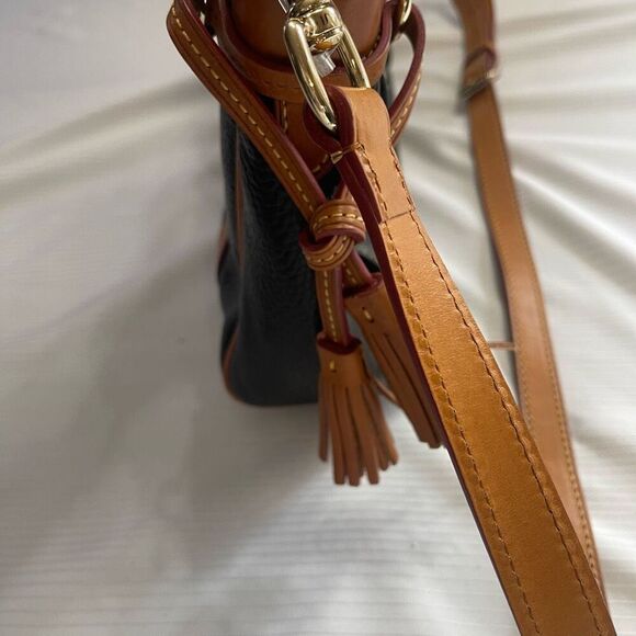 Dooney & Bourke VTG Florentine Black Satchel Purse Handbag New - Picture 9 of 16